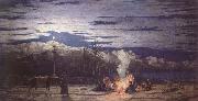 Richard Dadd The Artist's Halt in the Desert (mk46) painting